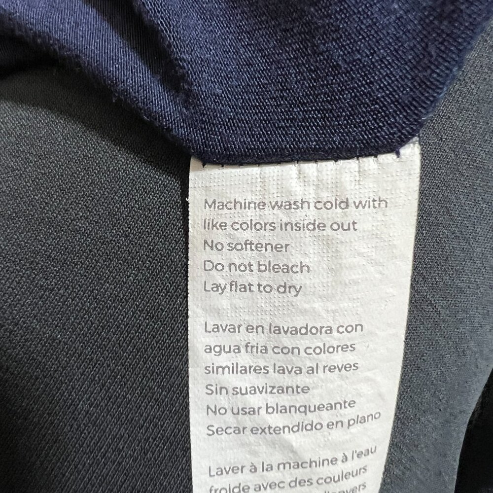 Fabletics side tie Navy T-Shirt Size L - Picture 6 of 7